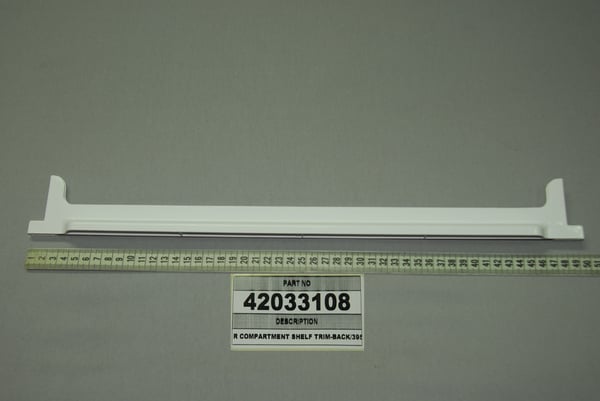 R Glass Shelf Trim-Back/395 (S.W.)