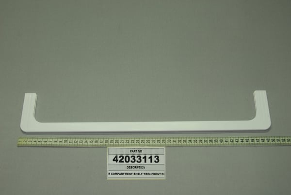 R Glass Shelf Trim-Front/395 (S.W)
