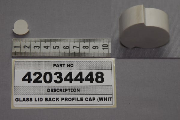 Glass Lid Back Profile Cap (White)