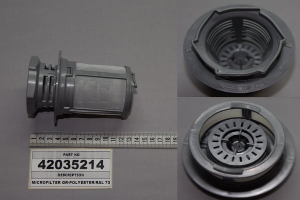 Microfilter Gr-Plystr/Ral 7046