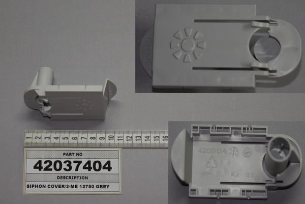 Siphon Cover/3-Me 12750 Grey