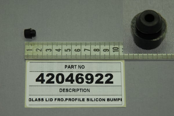 Glass Lid Fro.Profile Silicon Bumper(Blk