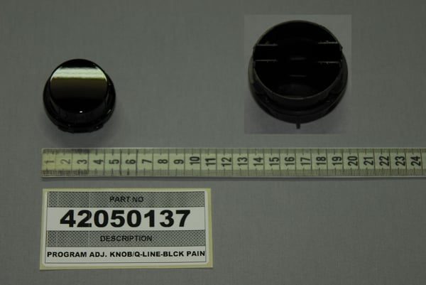 Program Adj. Knob/Q-Line-Blck Painted