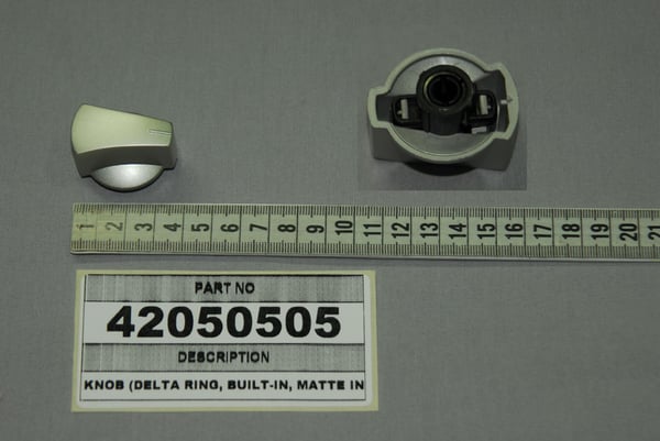 Knob (Delta Ring, Built-In, Matte Inox)