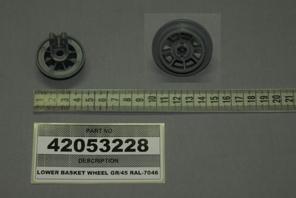 Lower Basket Wheel Gr/45 Ral-7046