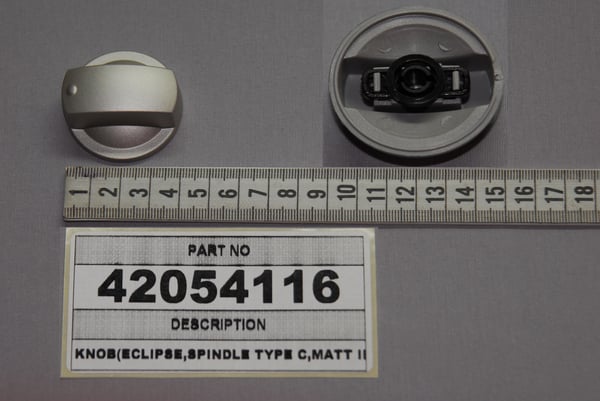 Knob(Eclipse,Spindle Type C,Matt Inox,2P