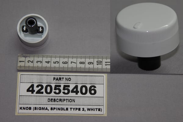 Knob (Sigma, Spindle Type 2, White)