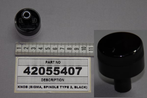 Knob (Sigma, Spindle Type 2, Black)