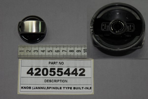 Knob (Jannu,Spindle Type Built-In,Black)