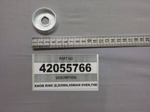 Knob Ring (E,Sigma,56Main Oven,Therm,Wht