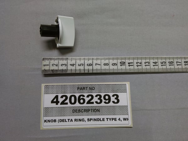 Knob (Delta Ring, Spindle Type 4, White)