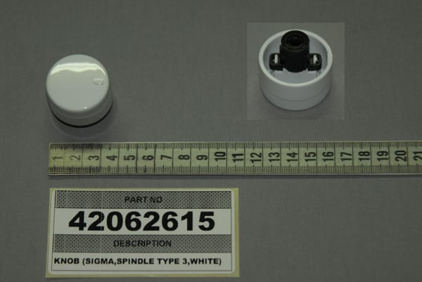 Knob (Sigma,Spindle Type 3,White)
