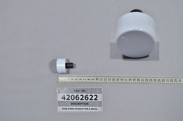 Knob (Sigma, Spindle Type 4, White)