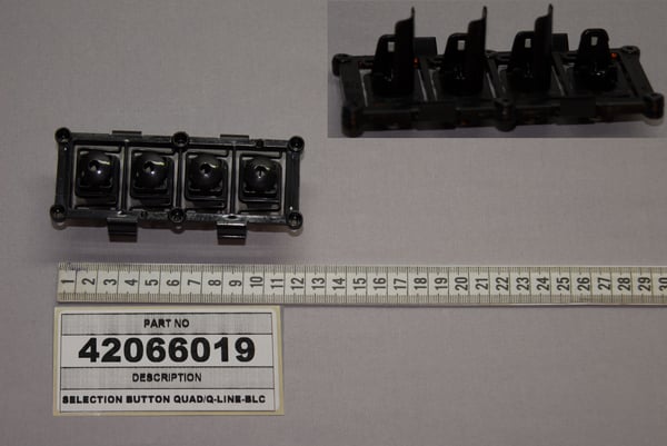 Selection Button Quad/Q-Line-Blck Painte