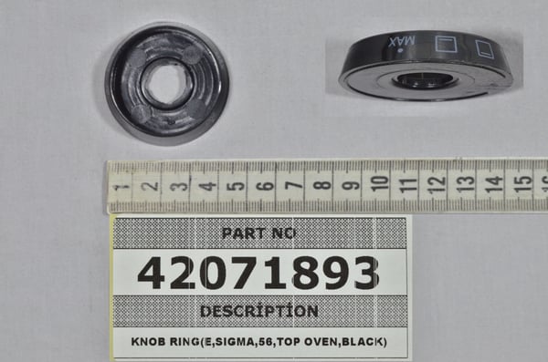 Knob Ring(E,Sigma,56,Top Oven,Black)