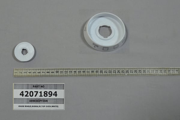 Knob Ring(E,Sigma,56,Top Oven,White)