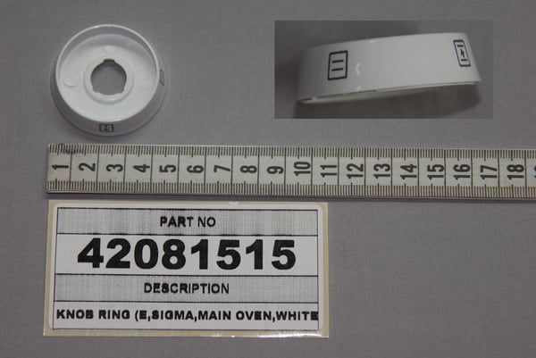 Knob Ring (E,Sigma,Main Oven,White)