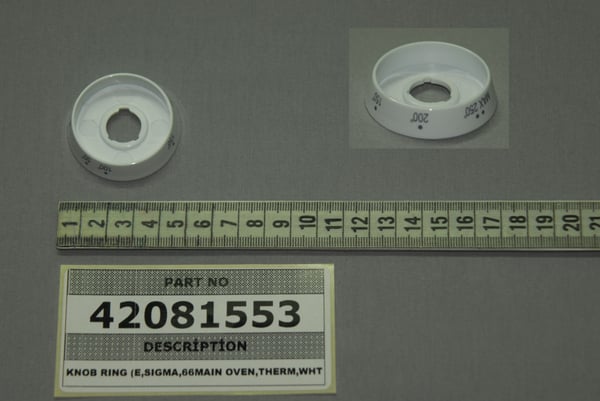Knob Ring (E,Sigma,66Main Oven,Therm,Wht