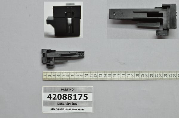New Plastic Hinge Slot Right