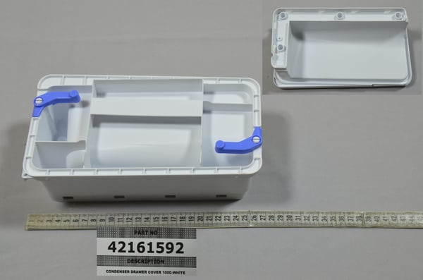 Condenser Drawer Cover 100C-White