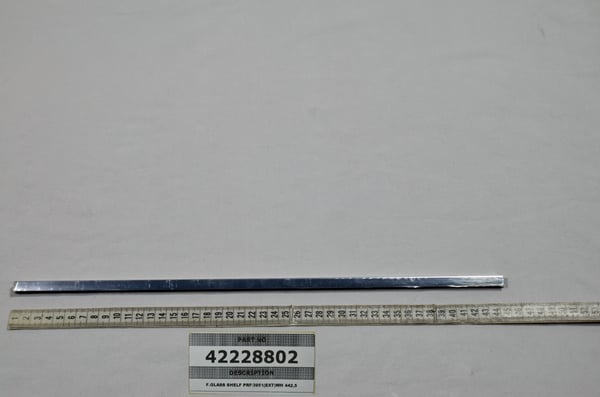 R.Glass Shelf Prf/3951(Ext)Wh 442,5
