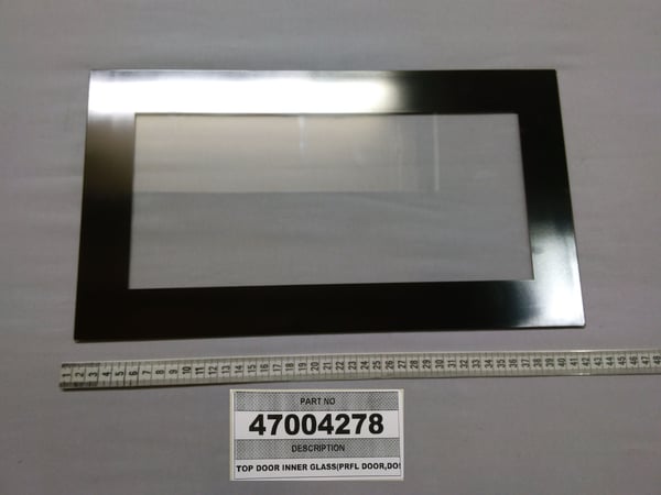 Top Door Inner Glass(Prfl Door,Do56,Blk)