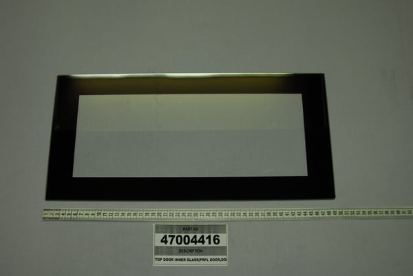 Top Door Inner Glass(Prfl Door,Do66,Blk)