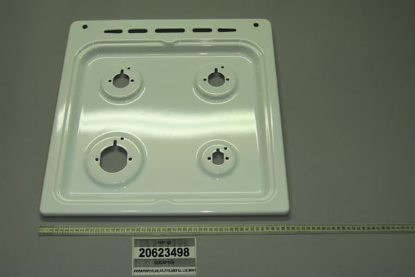 Cooktop (55,0D,4G,Ffd,Metal Lid,White)