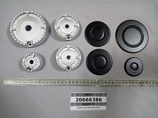 Burner-Flame Spreader Group