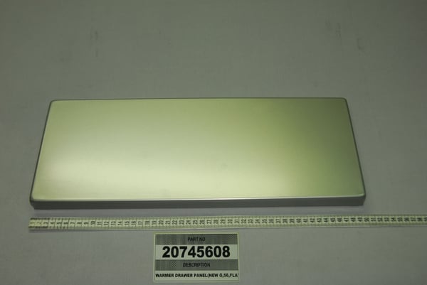 Warmer Drawer Panel (New G,56,Flat,Silver