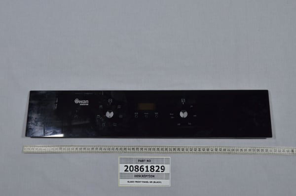 Glass Front Panel GR (Black)