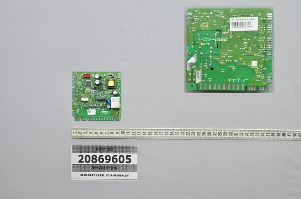 Elec.Card Label VC15/45/Display