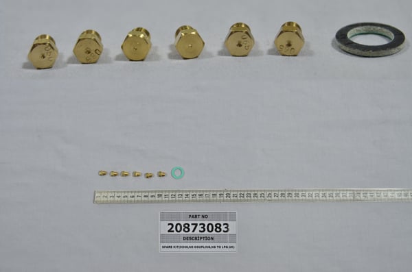 Spare Kit (DO66,NO Coupling,Ng to LPG,UK)