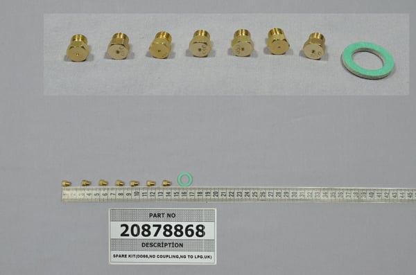 Spare Kit (DO66,NO Coupling,Ng to LPG,UK)