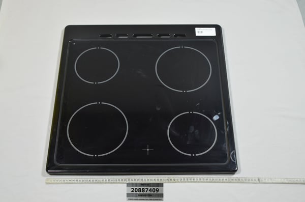 Ceran Glass Assembly (EU,T66C10,Point D,K