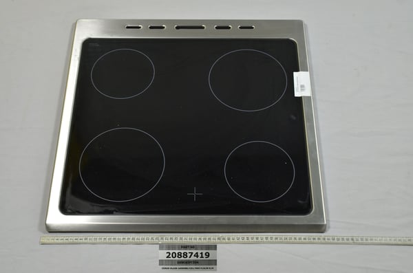 Ceran Glass Assembly (EU,Y66C10,Slim D,IN