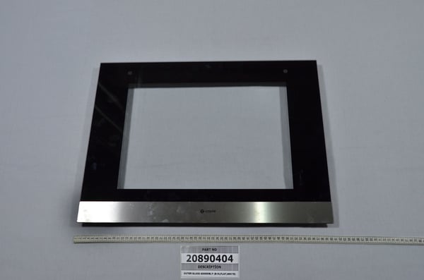 Outer Glass Assembly (B-IN,Flat,White)