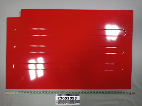 Flat Side Panel GR-Left/Red Byl-2