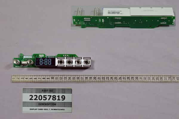 Display Card VD53_7_YH/White/Info