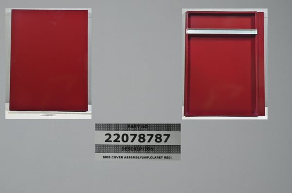 Side Cover Assembly (96P,Claret Red)