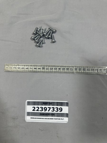 Middle/Hinge/643-653/Screw Fantom Plt