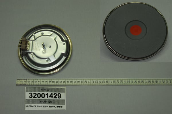 Hotplate Ø145, 230V, 1500W, Rapid