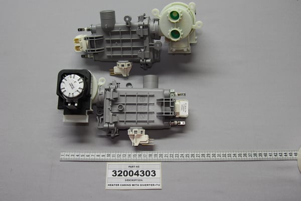 Heater Casing with Diverter+Turbi.Sensor