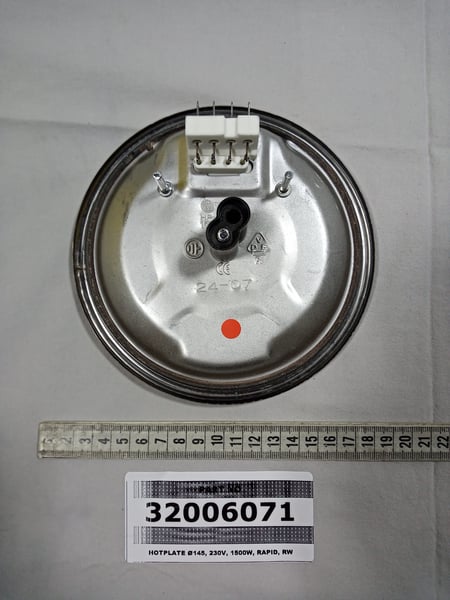 Hotplate Ø145, 230V, 1500W, Rapid, Rw