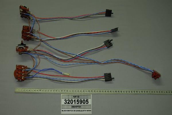 Block Switch GR (Single,with Wiring)