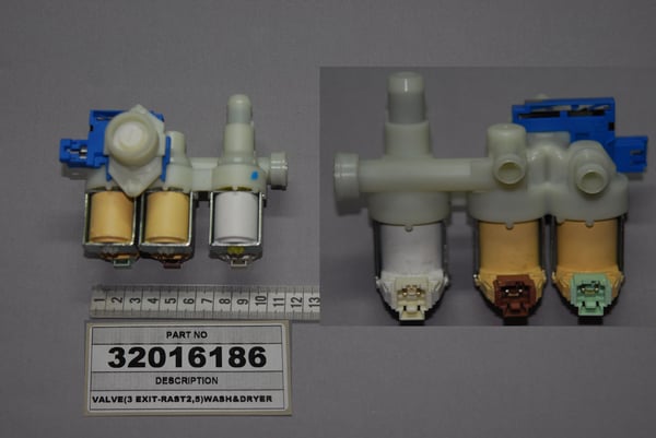 Valve (3 Exit-RAST2,5) Wash & Dryer