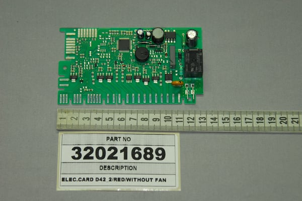 Elec.Card D42_2/Red/Without Fan