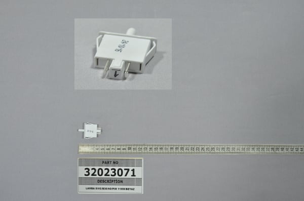 Lamp Switch/B30/NO/Pim 11MM/White