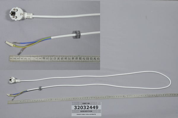 Power Cable 165cm/45/White