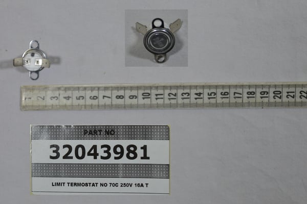 Limit Termostat NO 70C 250V 16A T